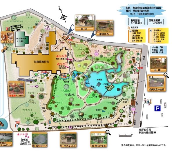 鳥潟会館　敷地図